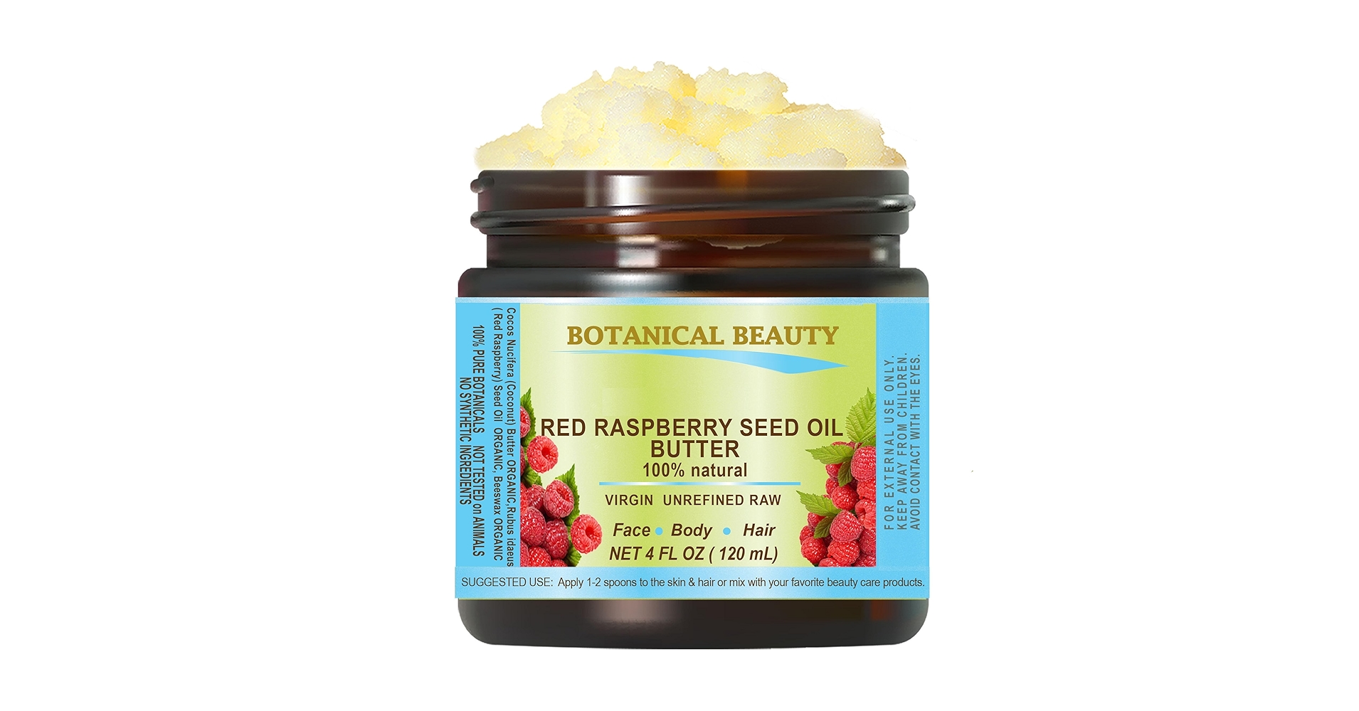 Dłoń nabiera kremowy balsam z otwartego szklanego słoiczka