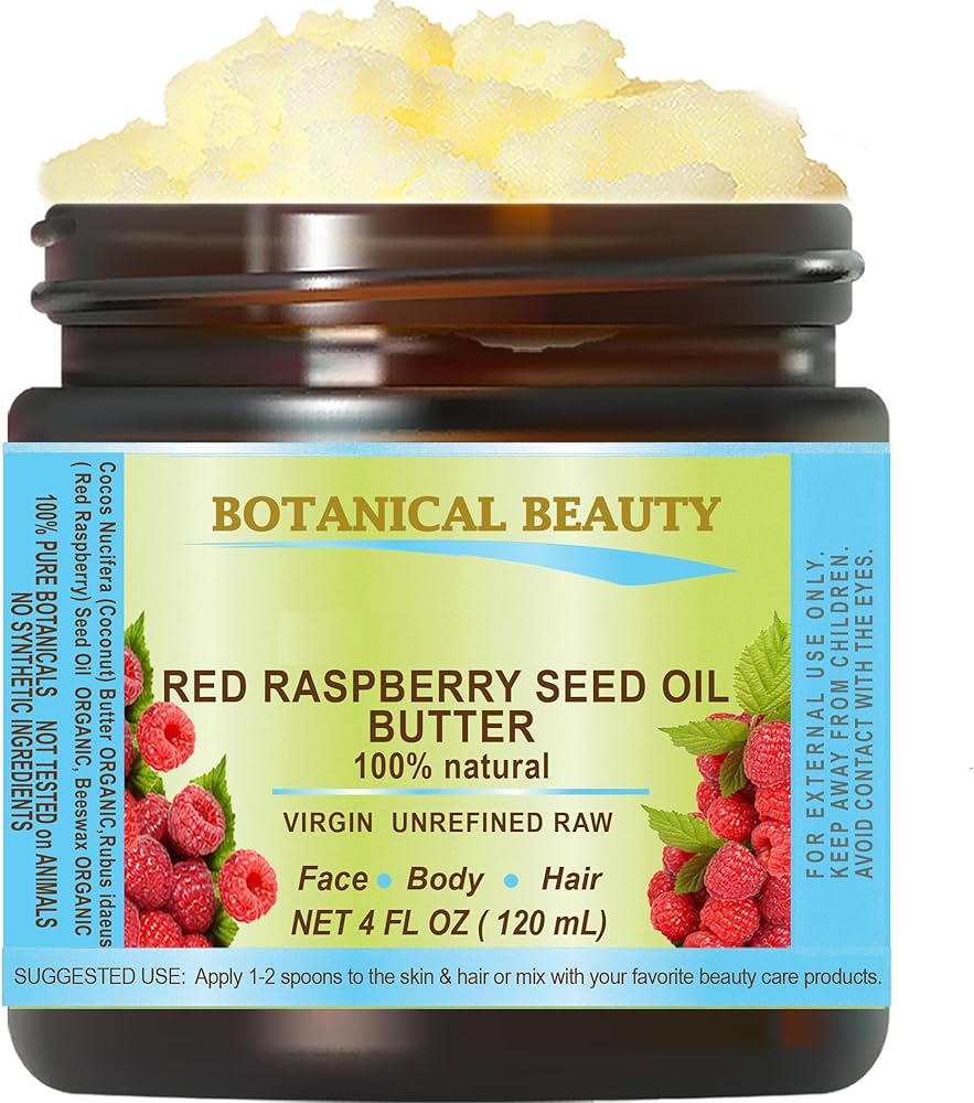 Nawilżona skóra twarzy lśni po aplikacji balsamu malinowego